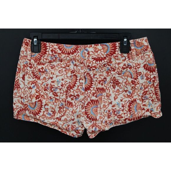 Tory Burch Avery Print Shorts 27 2.5" - Picture 4 of 6